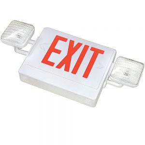 CXTEU LED Exit and Emergency Combo
