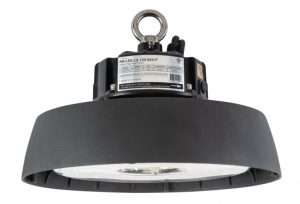 LPM Round LED High Bay Fixture 12" 150W 120-277V 0-10V Dimming Premium Series