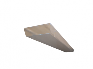 DVA-240 4ft Vapor Proof Indent Style Acrylic Lens | 7-1/8" Wide x 50-3/8" Long x 2-1/16" Deep