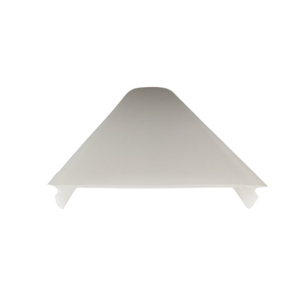 LP-1043-HT4  4ft Hi Trans Frost Acrylic Low Profile Lens 4 1/4" Wide X 1/2" Deep - Image 2