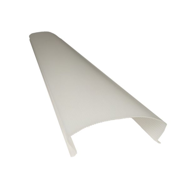 LP-1071-HT4  4ft Hi Trans Frost Acrylic Extruded Lens 7 1/8"Wide X 2 1/2" Deep - Image 2