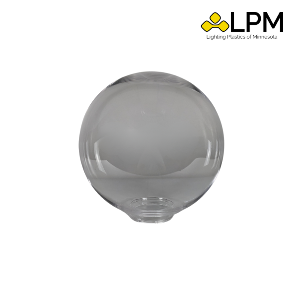 LP-20012-CL-4T Clear 12" Acrylic Globe with 4" Twist Lock Neck - Image 2