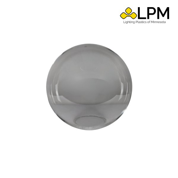 LP-20016-CL-5N Clear 16" Acrylic Globe with 5 1/4" Hole (NO NECK) - Image 2
