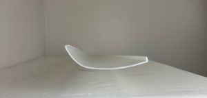 LP-2438-W4 White Acrylic Smooth Extruded Diffuser 4 5/8" Wide X 1" Deep X 48" Long