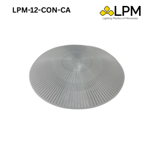 LPM-12-CON-CA 12"Diameter Clear Prismatic Acrylic Conical Lens
