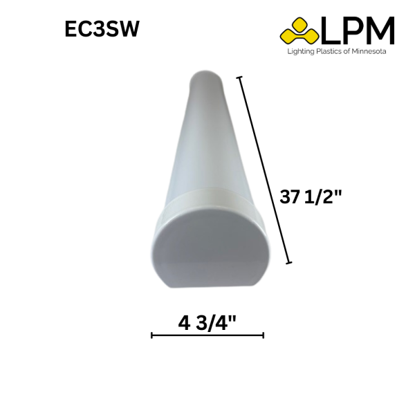 EC3SW 3ft White Acrylic Vanity Diffuser